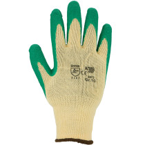 ASATEX® Strick-Handschuhe mit grüner Latex-Beschichtung, Kat II