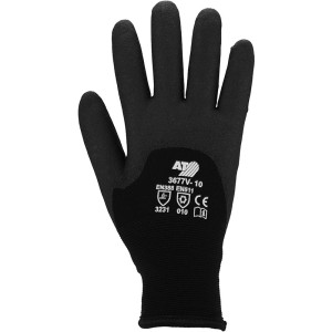 ASATEX® Kälteschutz-Handschuhe, Polyamid mit schwarzer HPT®- Beschichtung, Größe 8 - 1